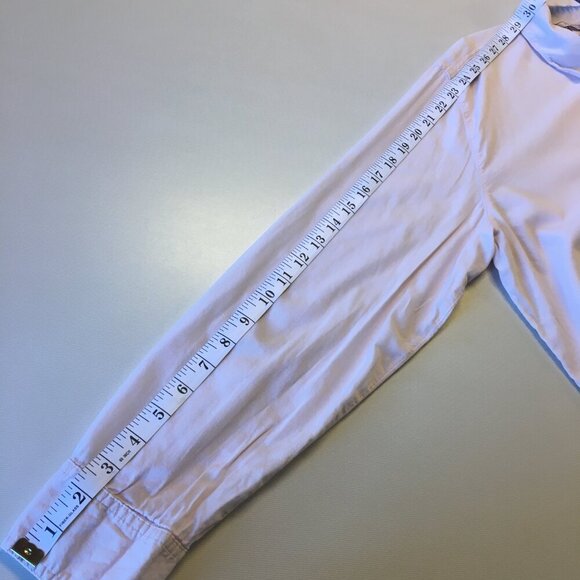 Victoria's Secret Button-Up Shirt Gown Large Pale Pink Long Sleeve Lace Trim - Picture 8 of 8